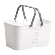 2Pcs Desktop Storage Box Bathroom Kitchen Clothes Storage Basket Snack Toy Organizer Shampoo Bath Bottle Holder WC Home Organiser