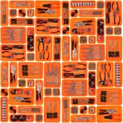 45 Pack Tool Box Organizer Tool Tray Dividers, Toolbox Drawer Organizers Storage