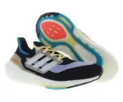 Adidas Ultraboost 21 Womens Shoes Size 10, Color: Black/White/Violet Tone