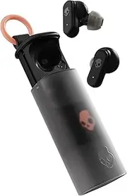 Skullcandy Dime Evo in-Ear Wireless Earbuds, 36 Hr Battery, Microphone, Works with iPhone Android and Bluetooth Devices - True Black