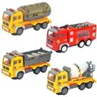 Birthday Gift Fire Engine Puzzle Toy Engineering Vehicle Boys Girls