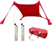 Tent for Beach | UPF50+ Sun Shelter,Wind-Proof Portable Beach Tent Camping Shelter for Fishing Vacation Sports Park Family Outing Festival