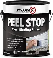 Zinsser Peel Stop Clear Flexible Binding Primer | Seals Peeling, Chalking, Cracking Surfaces | Interior & Exterior Use | Extends Paint Life, Water-Based Formula, 3.78 Litre