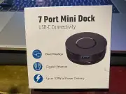 7 Port Mini Docking Station USB-C Connectivity
