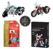 Nanoblock MOTORCYCLE TWIN PACK - NBC-329 & NBM006, NEW
