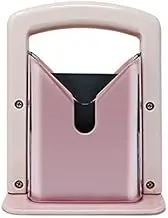 Slyce - Bagel Cutter, Bagel Guillotine Slicer with Safety Shield and Safe Grip, Bagel Holder for Cutting, For Large and Small Bagels, Stainless Steel Blade (Pink)
