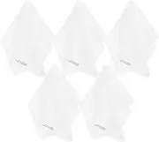 CIYODO 5Pcs Microfiber Disc Cleaning Cloths for Dust and Fingerprint Removal Portable CD and Vinyl Record Cleaner Wipes Gentle Surfaces for Superior Sound Clarity