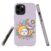 For iPhone 12 Pro/12 Tough Protective Cover, Sleeping Moon