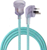 Crest Decord Braided Extension Lead 3m (Green)
