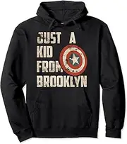 [Marvel] Captain America Just A Shield From Brooklyn Pullover Hoodie
