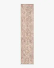 75' x 365' | Machine Washable Runner Rug | Kid & Pet Friendly | Indoor Rug | Kamran Rose Rug | Ruggable