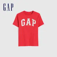 在飛比找蝦皮商城優惠-Gap 男童裝 Logo翻轉亮片短袖T恤-紅色(682101