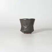 Guinomi Bronze sake cup. Tohru Funasaki. Hagi yaki Japanese ceramic.