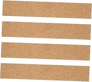 COHEALI 4pcs Cork Strip Wall Sticker Cork Board Decorations for Home Office Self-Adhesive Memo Board Strips
