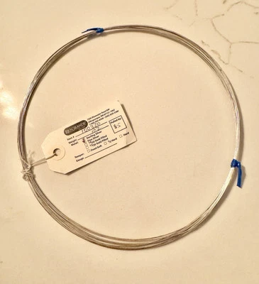 Rio Grande 85% Silver Jewelry Wire One 1.00 oz Round 20 Gauge