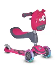 [Smartrike] T1 Adjustable 3 in 1 Light Up Scooter 3 Wheel (5 Years) in Pink