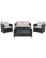 Safavieh Vellor 4Pc Living Set