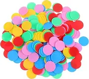 Homoyoyo 200pcs Colorful Plastic Counting Chips for Math Practice Tokens for Addition Subtraction Learning Tools for Classroom Home Education