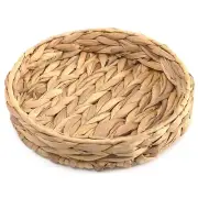 LOHASBEE Round Wicker Baskets, 9.8x9.8x2 Inch Hand Woven Tray Storage Baskets...
