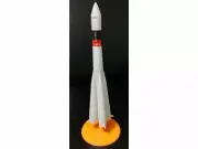 3d printed USSR rocket "Vostok 1" 16inch