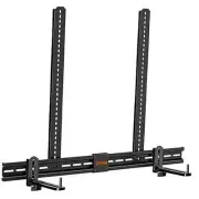 Soundbar Mount Under TV, Sound Bar TV Mounting Bracket with 6.5" Holders