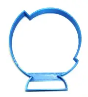 GLOBE SPHERICAL MODEL OF PLANET EARTH WORLD MAP TRAVEL COOKIE CUTTER USA PR2608