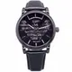 ARMANI 老鷹展翅鏤空造型時尚機械腕錶-黑-AR60032