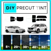 DIY PreCut Window Tint Kit Fits 2019-2024 Honda Passport ANY Shades REAR Windows (for: Honda)