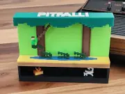 Atari 2600 Diorama - Pitfall - Crocodile scene - Art / Shelf Decor