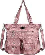 [angel kiss] Angelkiss Purses Handbags for Women PU Tote Satchel Bags for Women Pockets Shoulder Bags