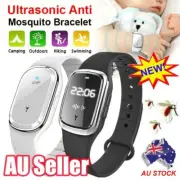 Ultrasonic Anti-Mosquito Repellent Bracelet Bug Insect Repeller Wrist Watch NEQG