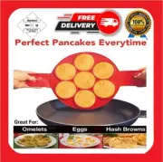7 HolGY Silicone Mold Pancake Maker Nonstick Egg Ring Maker Kitchen Accessories