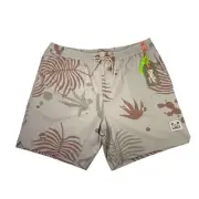 Howler Brothers Deep Set Boardshorts- Forrest Floor Natural- Mens Size XXL- NWT!