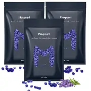 Hard Wax Beads, Pack of 3 Hair Removal Wax Beans Refill - Brazilian, Bikini Waxi
