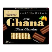 在飛比找比比昂日本好物商城優惠-樂天 Ghana 黑巧克力片 一盒26片入【6盒組】