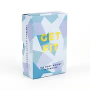 100pc Gift Republic Get Fit Exercises Body Weight Workout Cards Fitness Deck Set