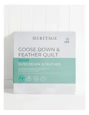 Heritage 50/50 Goose Down & Feather Quilt in White