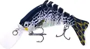 Bass Fishing Bait, Bass Bait Freshwater | Minnow Fishing Bait - Long Tongue Board, Multilingual Artificial Bait for Bass Trout Walleye Catfish Spikes