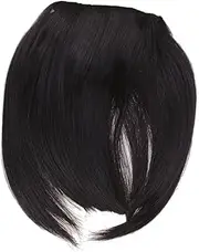 PLAFOPE Fashion Synthetic Wigs Clip in Fringe Bangs for Women Natural Look Hair Extensions for Daily Wear Parties Cosplay Comfortable