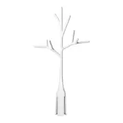 Boon White Twig Grass Lawn Countertop Bottle Drying Rack for Baby Accessory