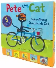 Pete the Cat Take-Along Storybook Set: 5 Book 8x8 Set [Paperback] Dean, James