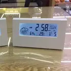 Digital Alarm Clock Mirror Screen Mini Practical Lcd Electronic Clock Smart