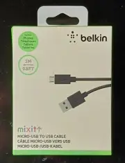 Belkin- Mixit Micro-USB to USB Cable for Samsung/LG phones 3m (9.8ft) [BB0011]
