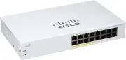 Cisco Business CBS110-16PP 16-Port Gigabit Unmanaged Switch 8xPoE 64W Ethernet