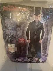 New Bloodline Dark Dodger Gothic Vampire Costume Adult Size Standard Coat & Hat