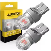 AUXITO 7443 7440 LED Red Brake Stop Tail Parking Light Lamp Bulb Car Accessories (for: Honda)