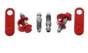 for DAIHATSU APPLAUSE STAINLESS STEEL Brake Caliper Bleed Screws +Caps M7x1