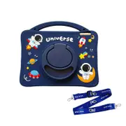 Nevenka Astronaut Tablet Case for iPad Shockproof with Handle 360 Rotating Stand