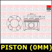 Piston Fits NISSAN INTERSTAR PRIMASTAR Opt2/2 No Oversize 2.5 X70 X83 00091KP