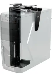 VIVO Adjustable Under Desk and Wall PC Mount, Computer Case CPU Holder